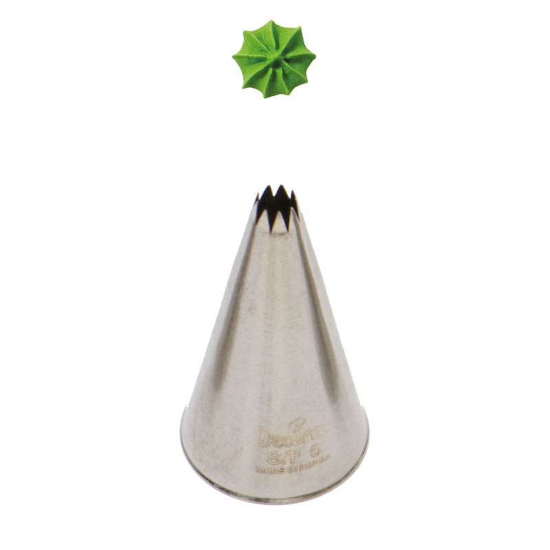 Decora French Star Nozzle - No 5