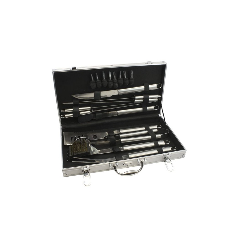 Leopold Vienna Stainless Steel Barbecue Case - 18 Piece