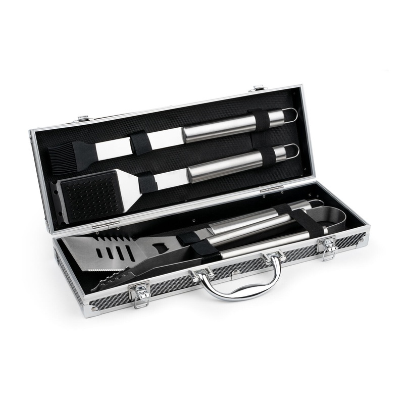 Leopold Vienna Stainless Steel Barbecue Case - 4 Piece