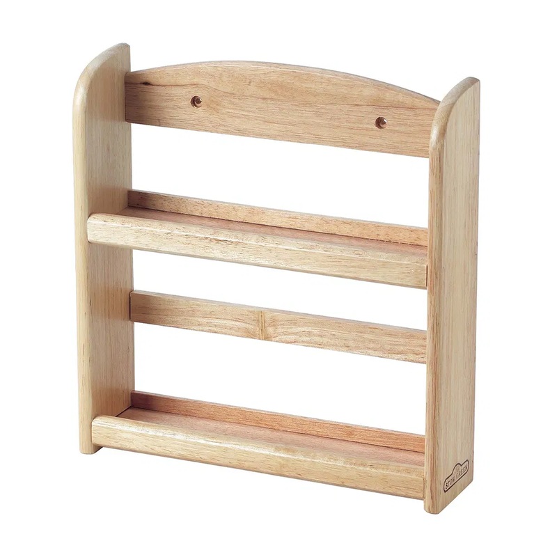 Stow Green 2 Tier Beechwood Spice Rack