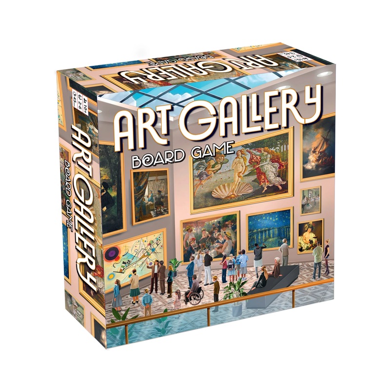 University Games Art Gallery Board Game