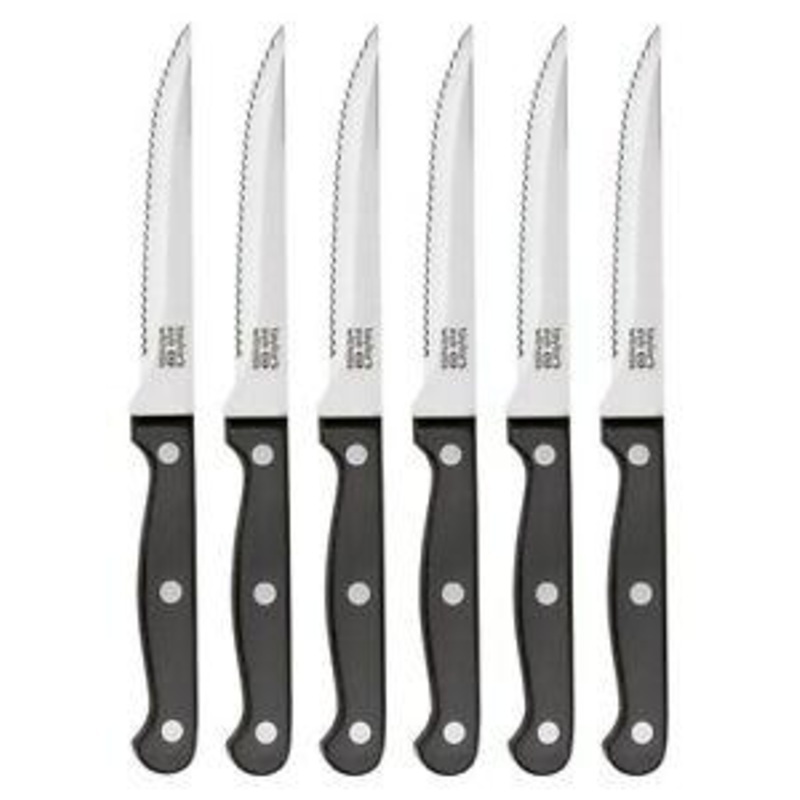 Taylor's Eye Witness Maple Steak Knives -  Set of 6