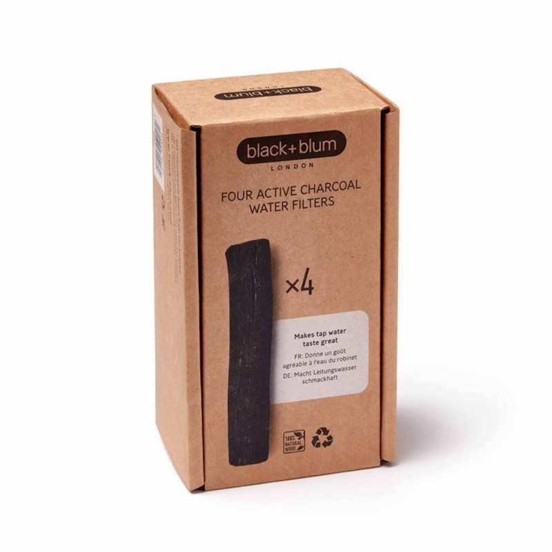 Black & Blum Charcoal Water Filter - Set of 4