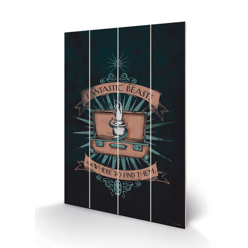 Fantastic Beasts Wooden Print