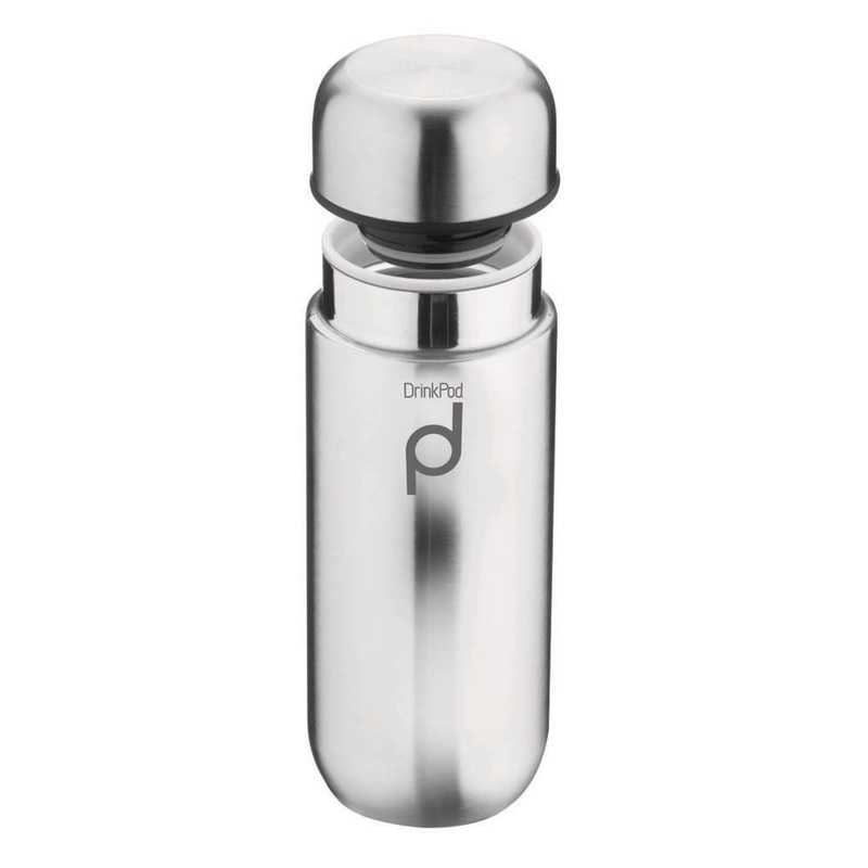 Grunwerg 300ml Drink Pod Insulated Flask - Stainless Steel