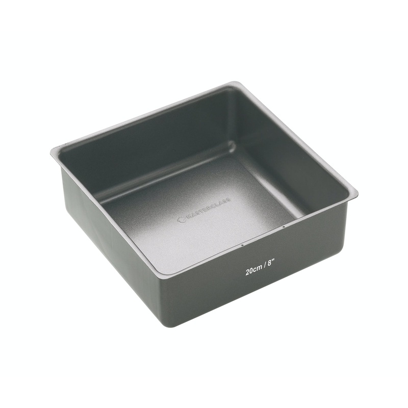 MasterClass Non-Stick Deep Loose Base Cake Pan - Square 8"