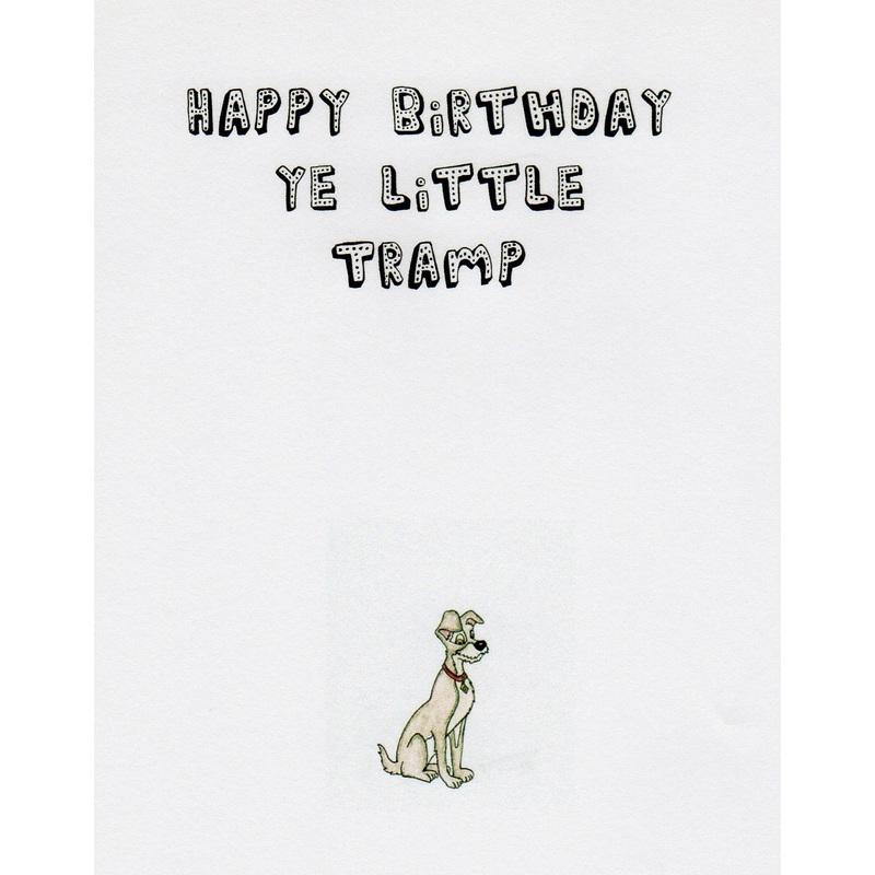 Happy Birthday Little Tramp Card