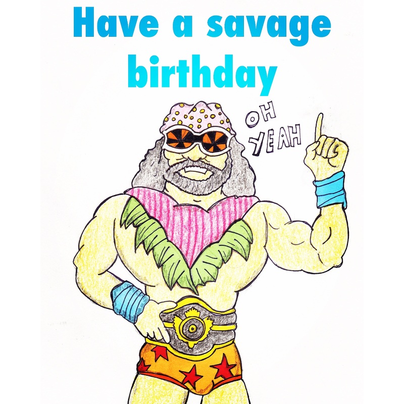 Have A Savage Brithday Card