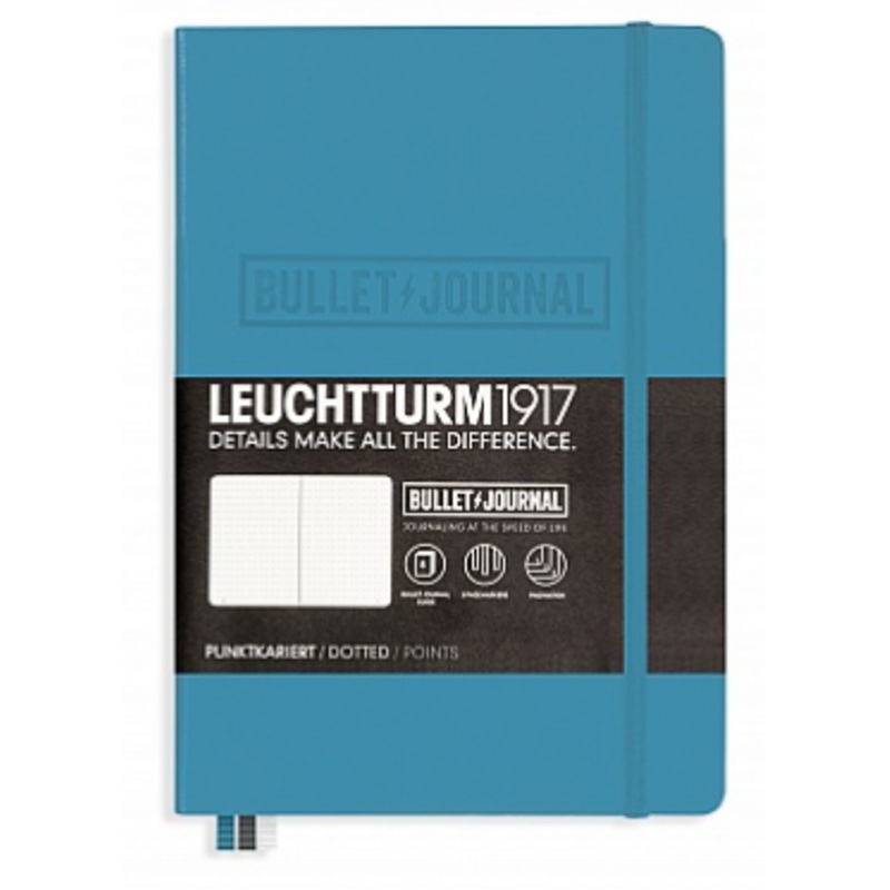 Leuchtturm A5 Hardback Bullet Journal - Nordic Blue