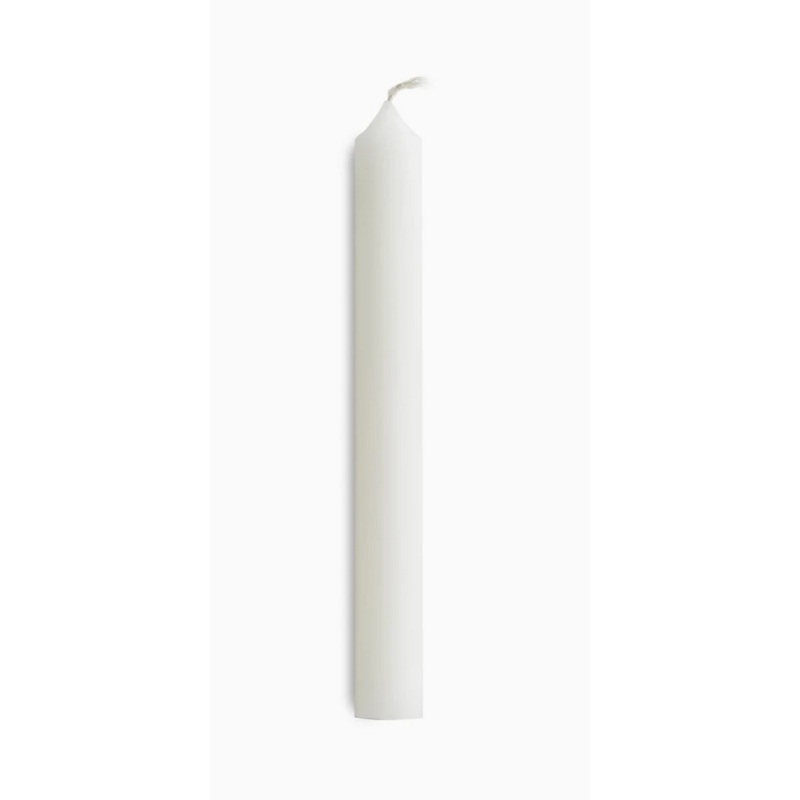 white tapers