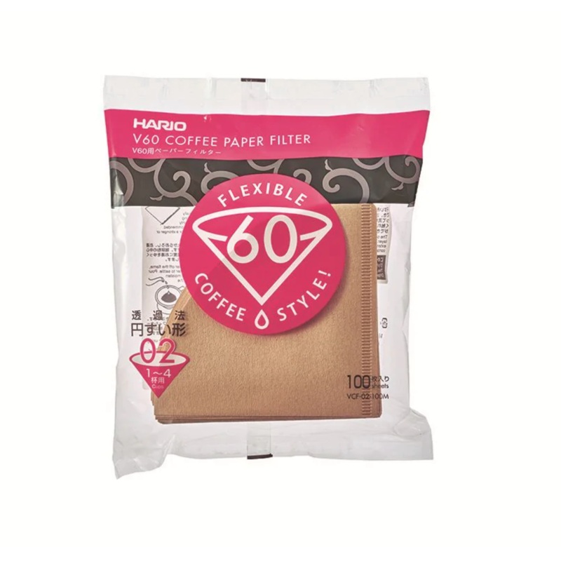 Hario V60 Unbleached Coffee Paper Filter - No.2