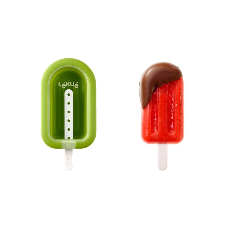 Lekue Mini Stackable Ice Lolly Mould - Green