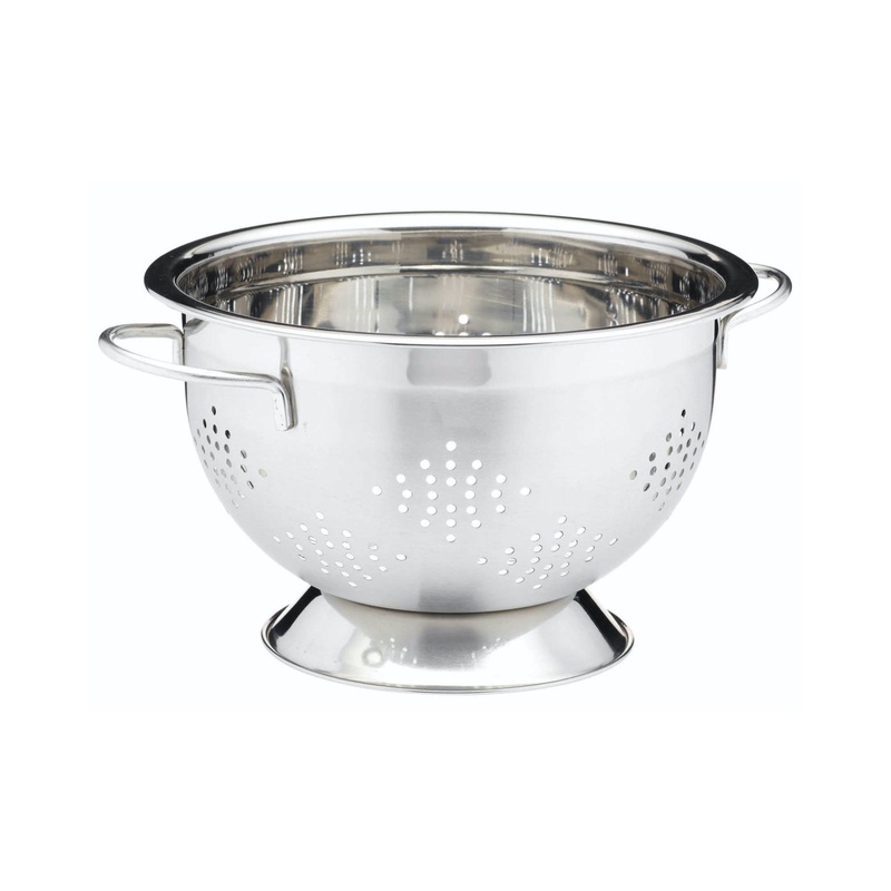MasterClass Deluxe Two Handled Colander with Satin Finish - 27cm