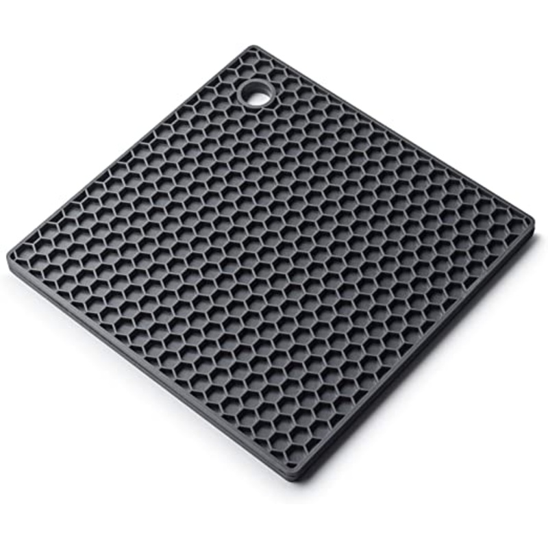 Zeal Silicone Honey Comb Trivet - Dark Grey