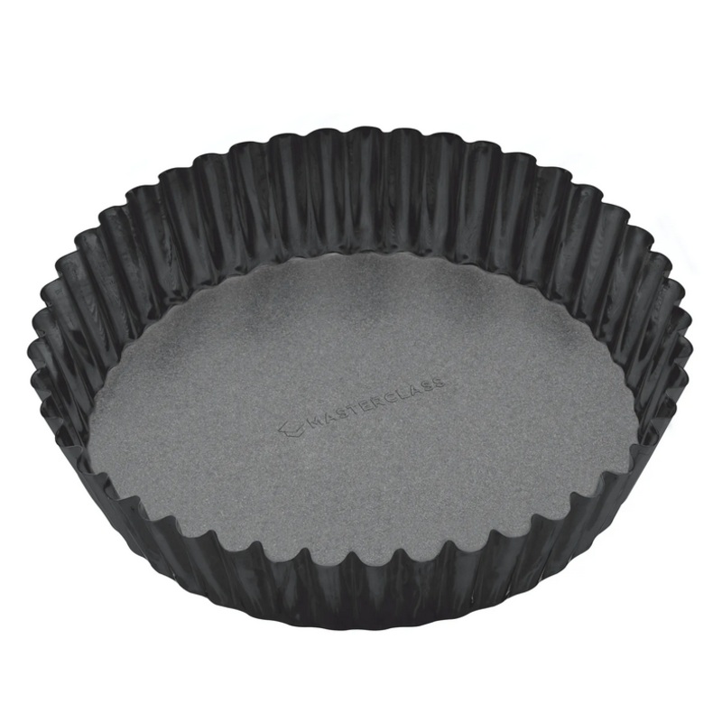 MasterClass Non-Stick Extra Deep Fluted Flan Tin, 25cm