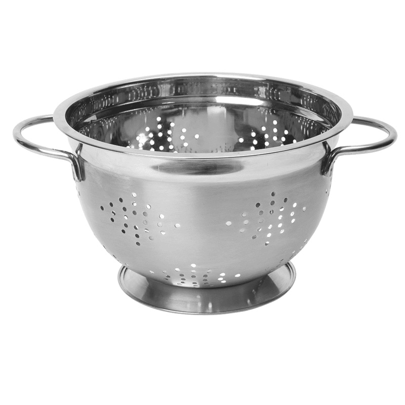 Dexam Stainless Steel Footed Colander - 26cm