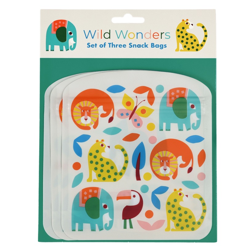 Rex Set of 3 Snack Bags - Wild Wonders