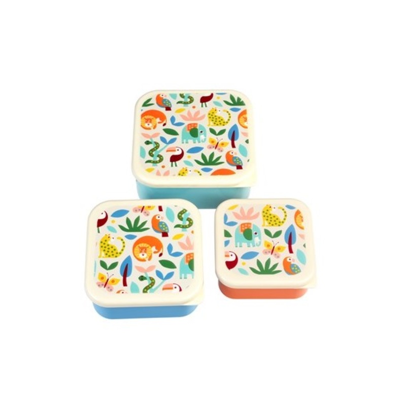 Rex Set of 3 Snack Boxes - Wild Wonders