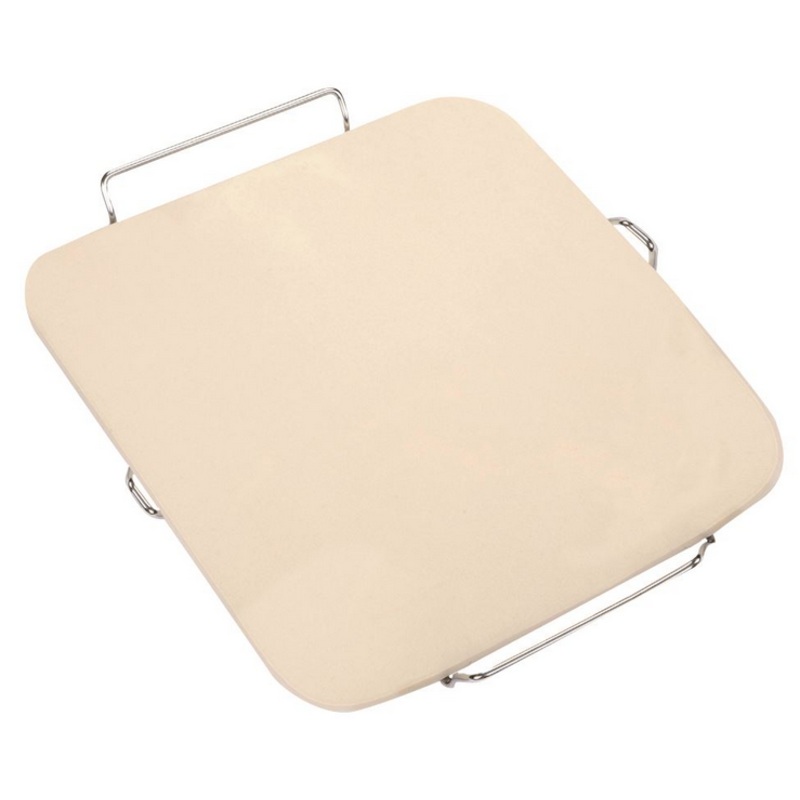 Eddingtons Traditional Pizza Stone with Rack - 12x15" Rectangle