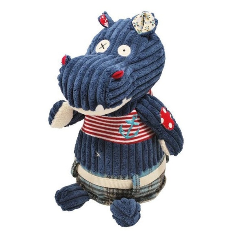 Les Deglingos Hippipos the Hippo Plush