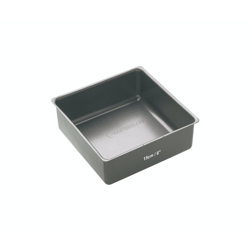 MasterClass Non-Stick Deep Loose Base Cake Pan Square 15cm (6")