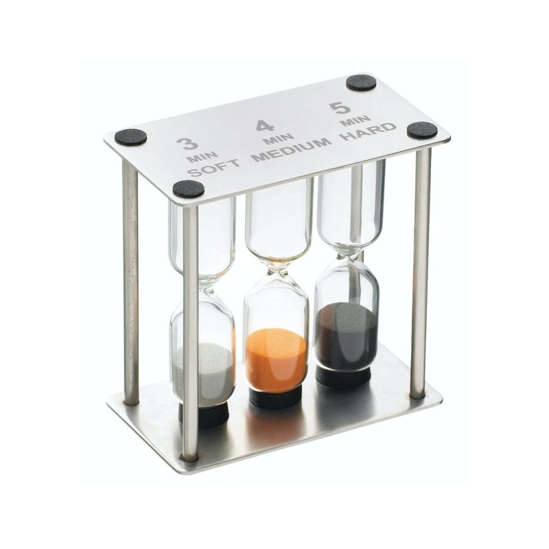 MasterClass Professional Stainless Steel Triple Sand Timer