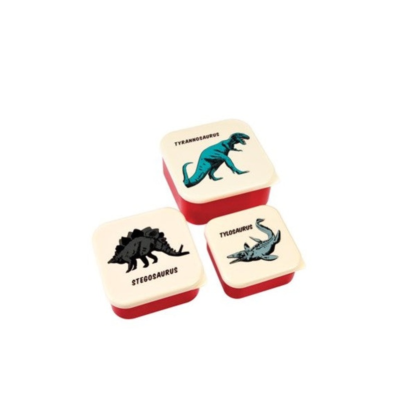 Rex Set of 3 Snack Boxes - Prehistoric Land