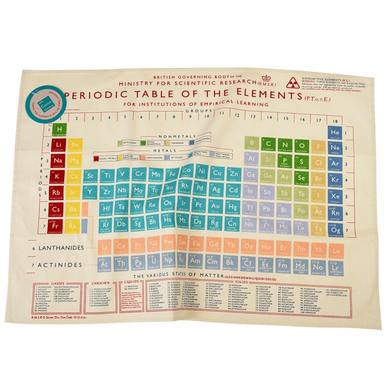 Rex Tea Towel - Periodic Table