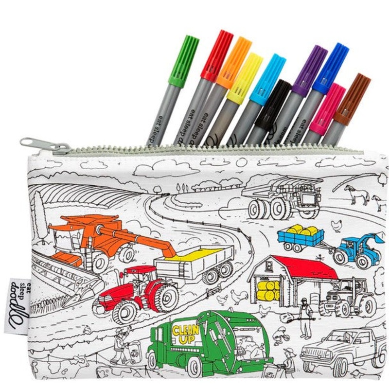 Working wheels pencil case