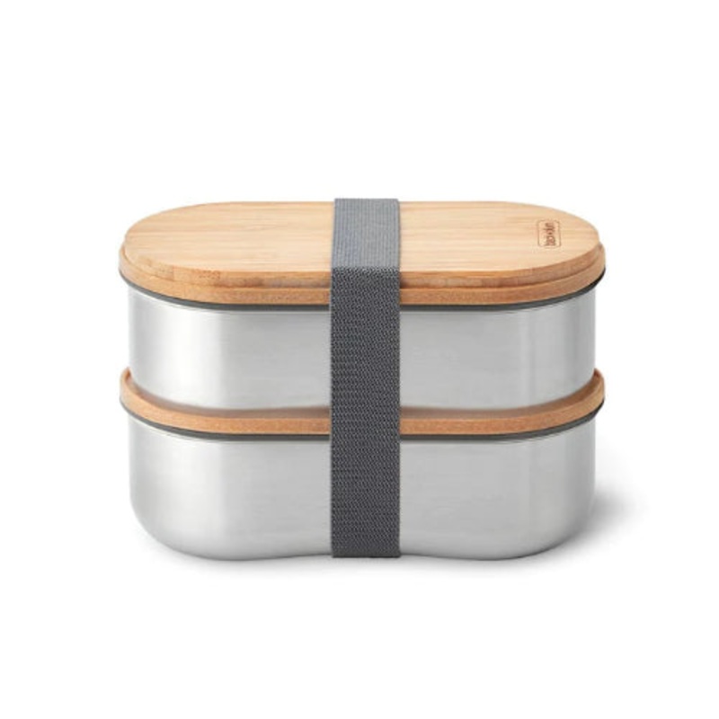 Black & Blum Steel Bento Box - Almond/Grey