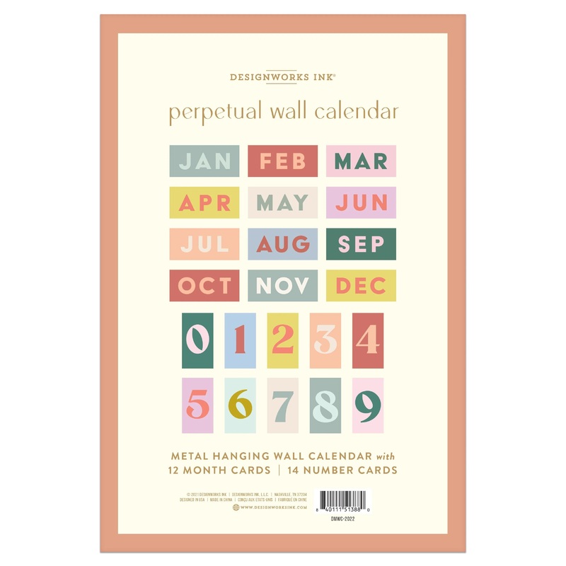 Designworks Perpetual Wall Calendar