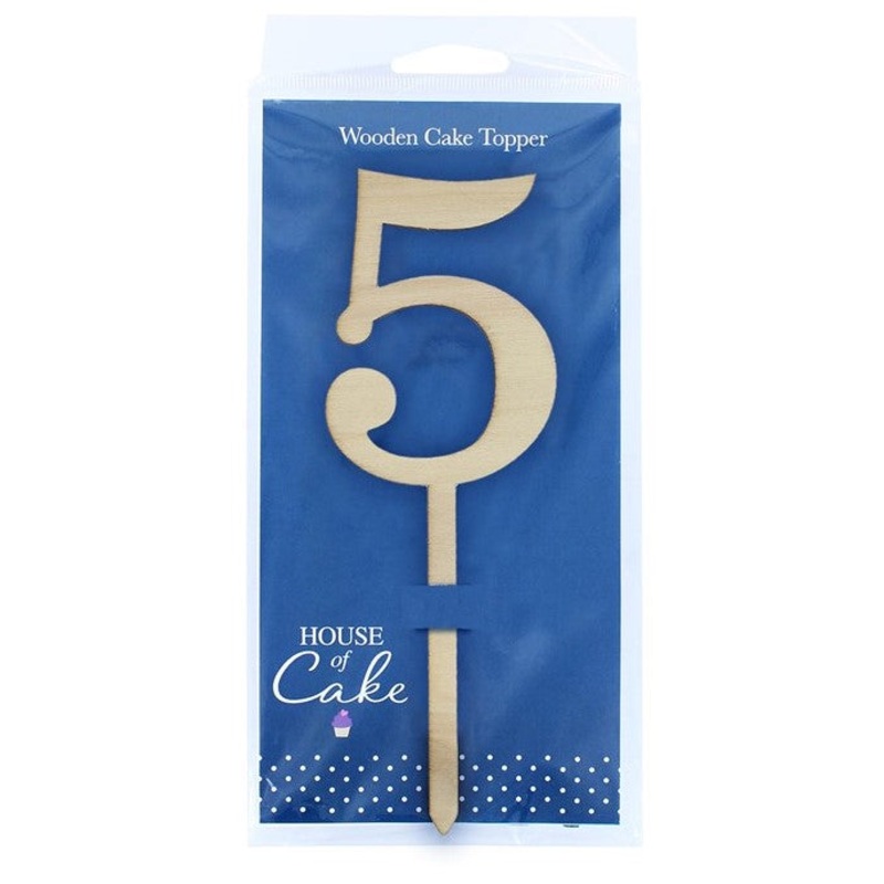 House of Cake Wooden Pic - Number 5