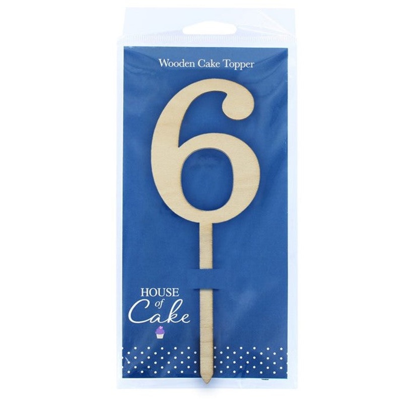 House of Cake Wooden Pic - Number 6