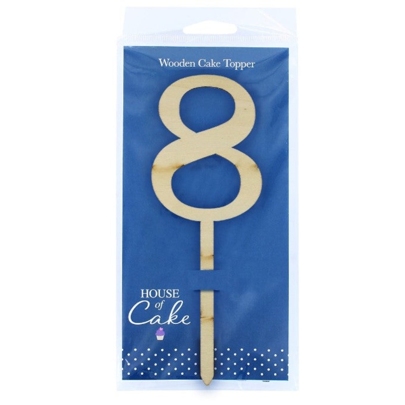 House of Cake Wooden Pic - Number 8