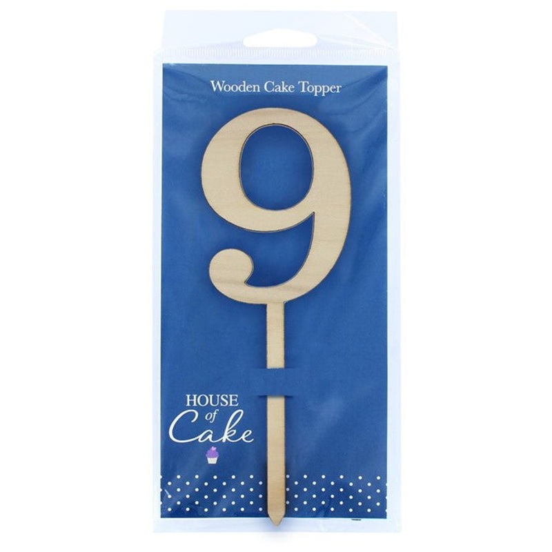 House of Cake Wooden Pic - Number 9