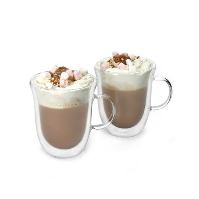 La Cafetire Double Walled Hot Chocolate Mug