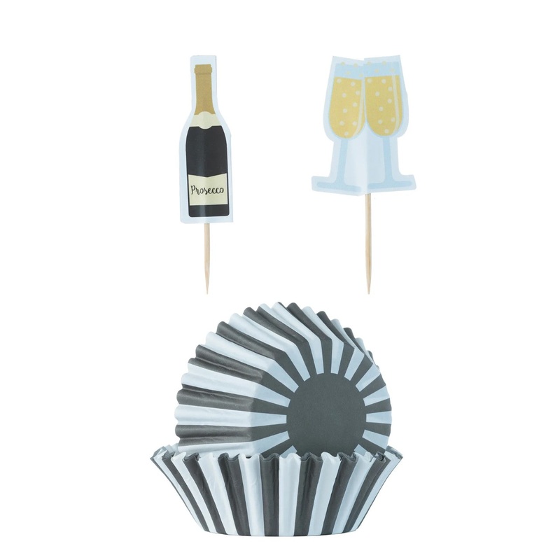 Mason Cash Cases & Toppers - Prosecco, Set of 48
