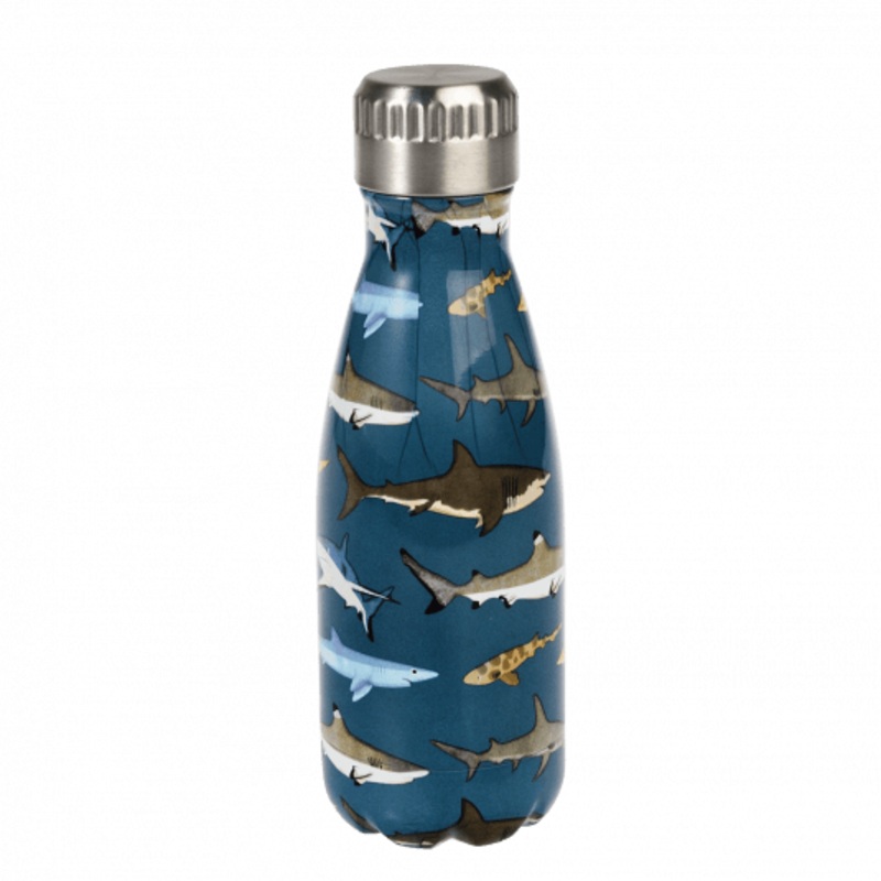 Rex 260ml Stainless Steel Bottle - Sharks