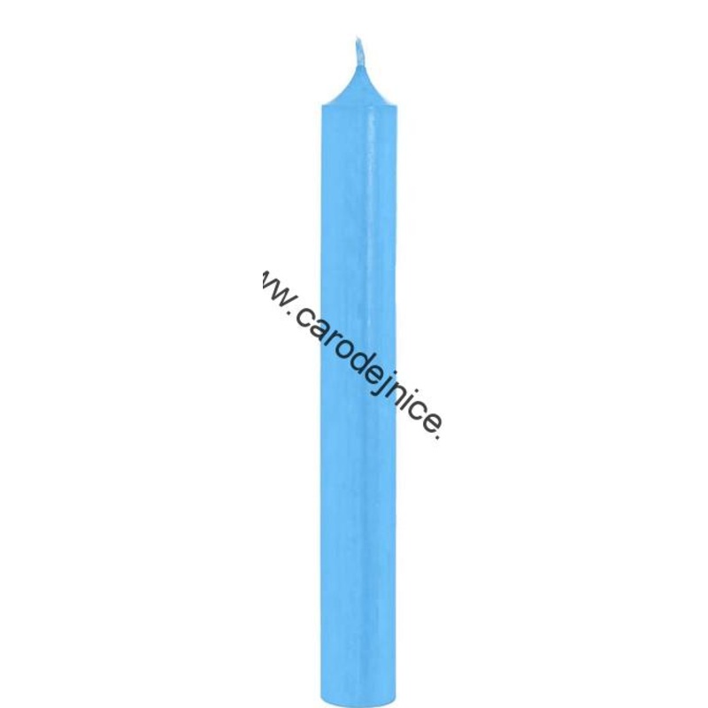 Rustic Candle - Light Blue