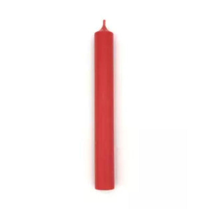 Rustic Candle - Red