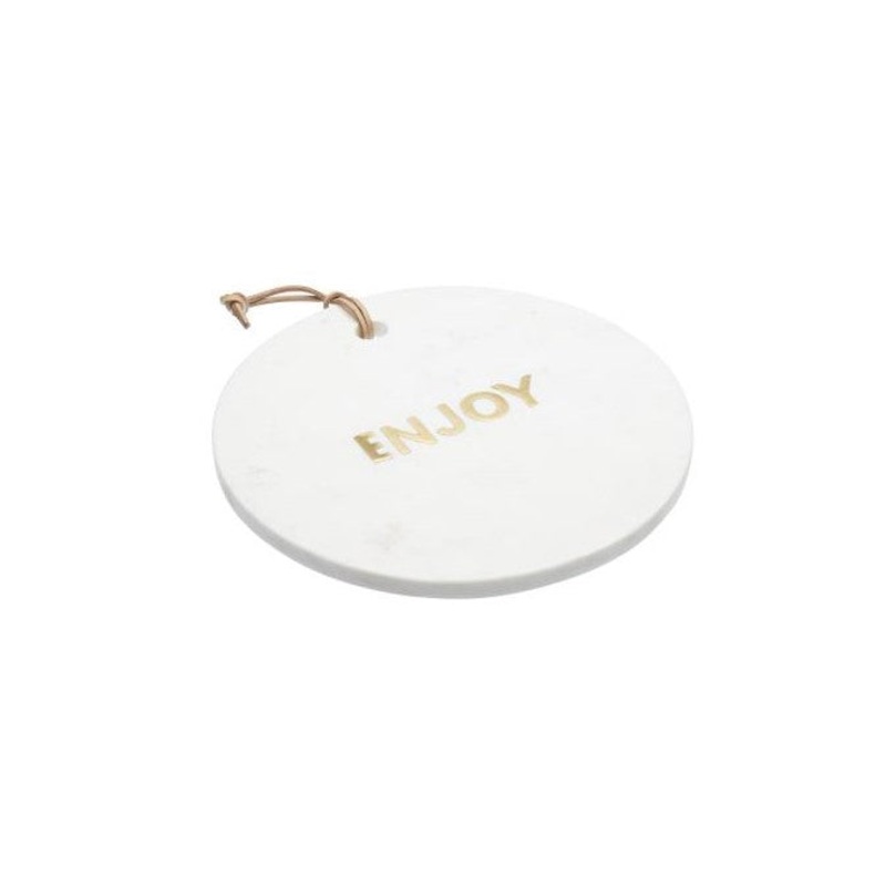 Artesa Round White Marble Cheese Board