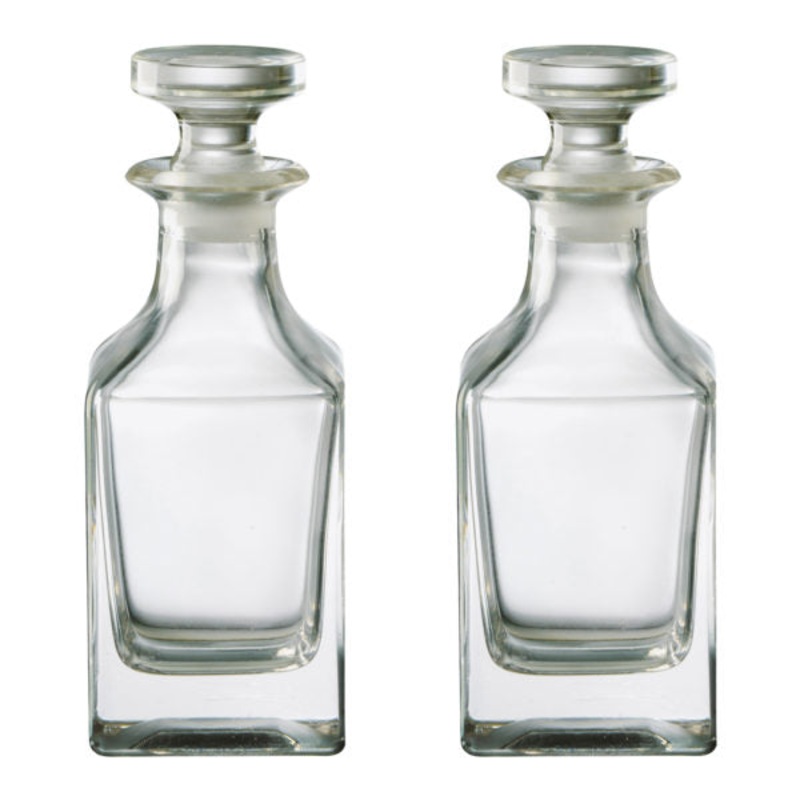 Dornberger Mini Square Decanters, Set of 2