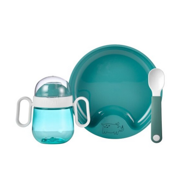 Mepal Mio Baby Dinnerware Set of 3 - Deep Turquoise