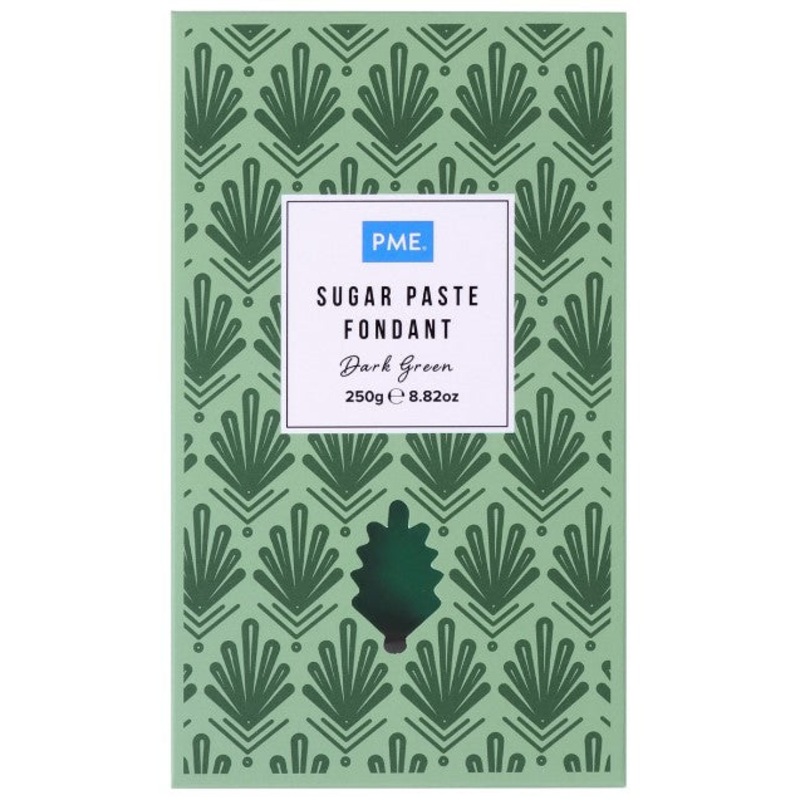 PME Sugar Paste - Dark Green  250g