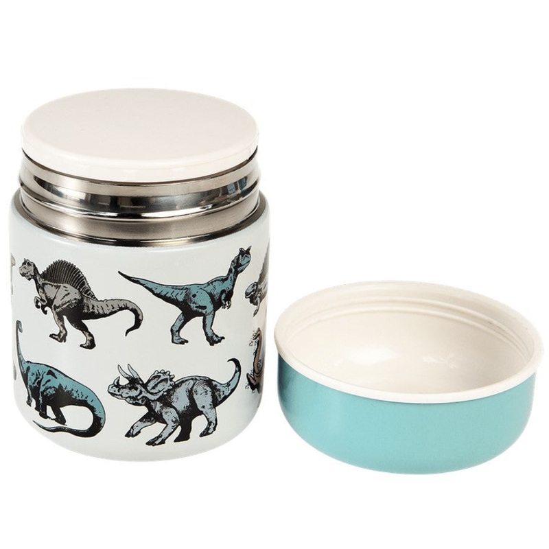 Rex 280ml Stainless Steel Food Flask - Prehistoric Land