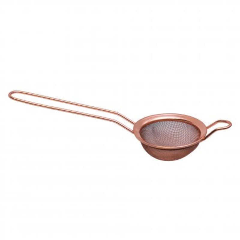 Bar Professional Copper Fine Mesh Strainer - 7cm