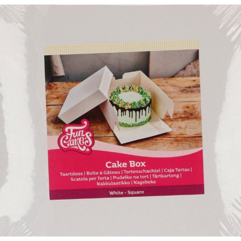 Funcakes Square Cake Box - 28cm