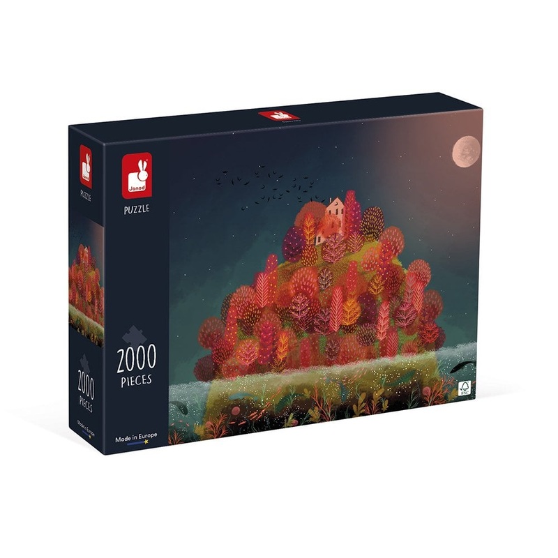 Janod Autumn Red Puzzle 2000pc