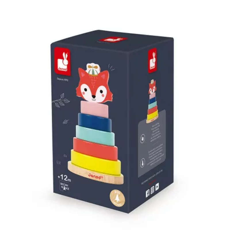 Janod Baby Forest Fox Stacker