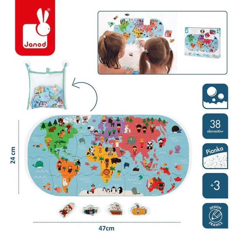 Janod Bath Explorers Mat